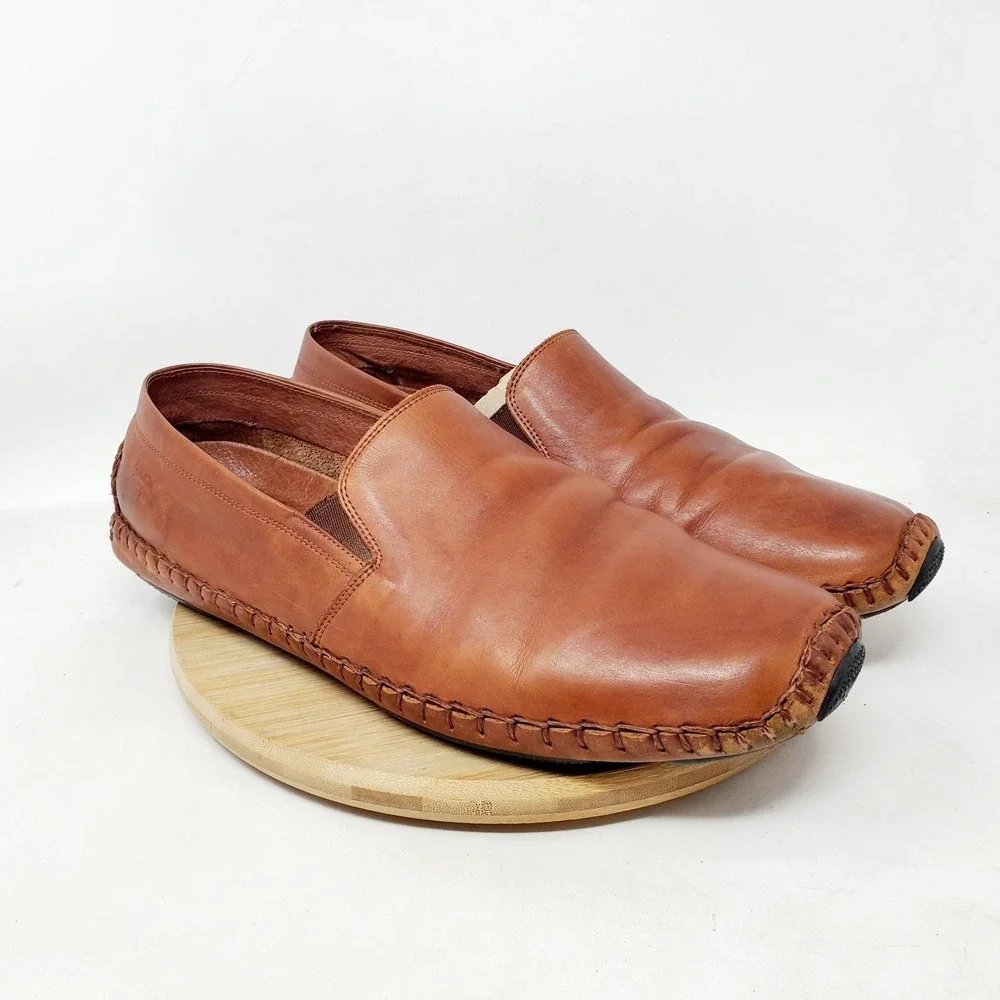 Pikolinos Jerez Loafer Mens 45 Brown Business Casual Slip On Minimalist Shoes